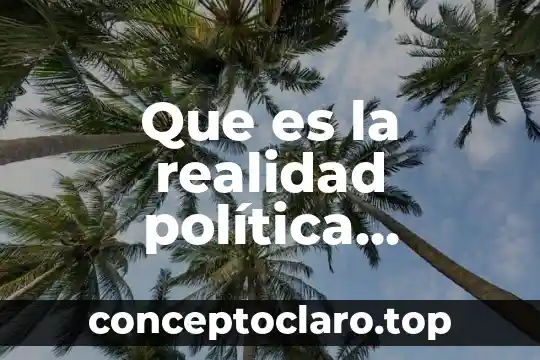 Que es la realidad política dominicana