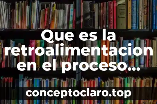 Que es la retroalimentacion en el proceso de comunicacion