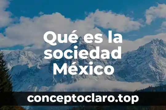 Qué es austeridad en México 8 Qué es la sociedad México