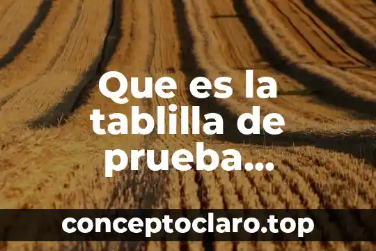 Prueba din en 63 español latino que es 3 Que es la tablilla de prueba protoboard