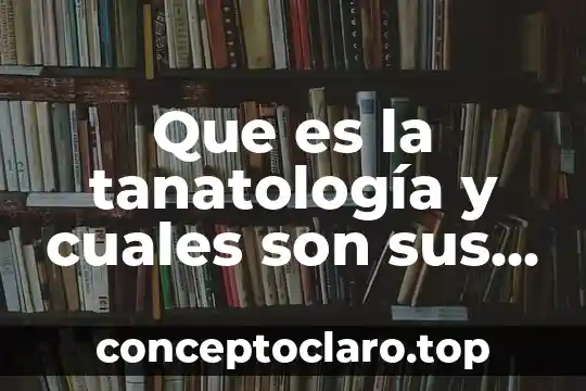 Que es el iso y cuales son sus partes clave 3 Que es la tanatología y cuales son sus aplicaciones