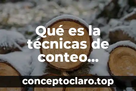 Técnicas de autocontrol que es 6 Qué es la técnicas de conteo principios de multiplicación