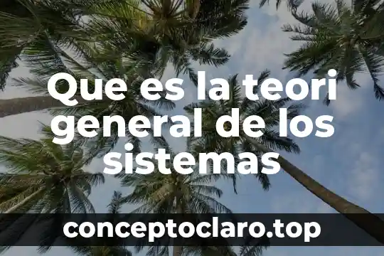 Que es el examen coprologico general 6 Que es la teori general de los sistemas