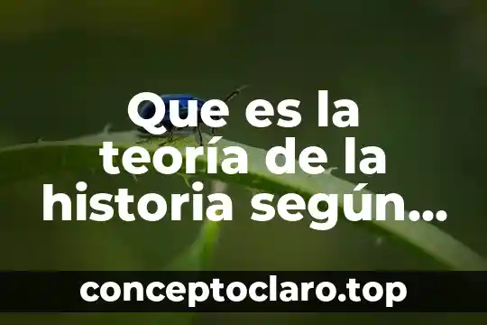 Que es la teoría de la historia según giambattista