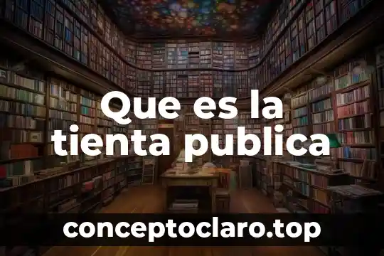 Que es la tienta publica