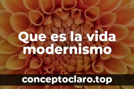 Que es el tabaquismo vida sin drogas 4 Que es la vida modernismo