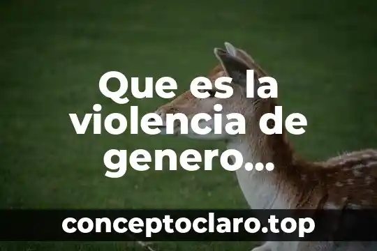 ¿Qué es arquetipo definición? 8 Que es la violencia de genero concepto y definicion