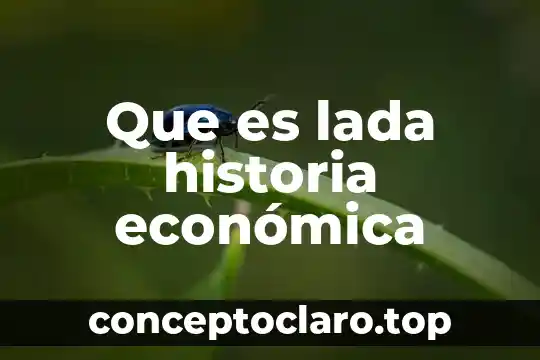 Que es lada historia económica