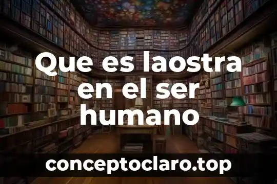 Que es laostra en el ser humano