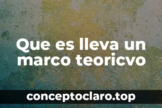 Qué es lo que lleva afuera un sobre de carta 5 Que es lleva un marco teoricvo