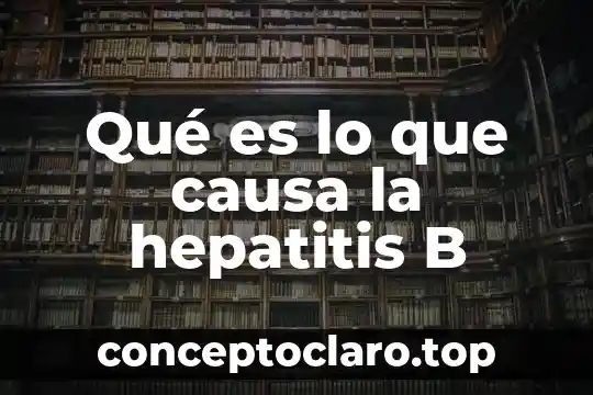 Que es lo q causa q te enamores 8 Qué es lo que causa la hepatitis B