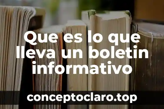 Qué es lo que lleva afuera un sobre de carta 8 Que es lo que lleva un boletin informativo