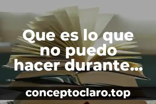 Que es el hacer docente 3 Que es lo que no puedo hacer durante el embarazo