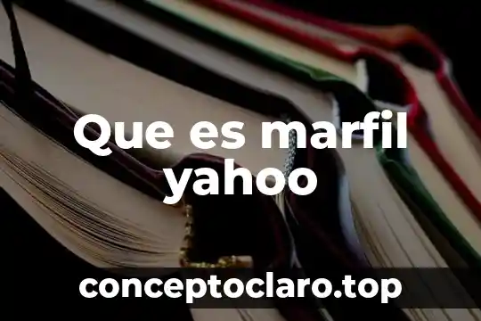 Que es marfil yahoo