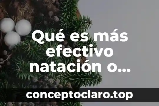 Qué es más efectivo natación o gimnasio