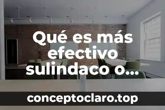 Qué es más efectivo sulindaco o nimesulida