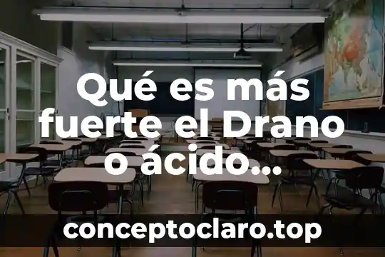 Que es mas fuerte que la cocaina 5 Qué es más fuerte el Drano o ácido muriático