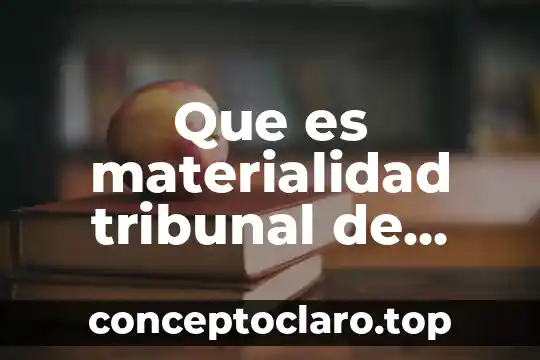 Que es hacerle justicia a una persona 7 Que es materialidad tribunal de justicia administrativa criterio