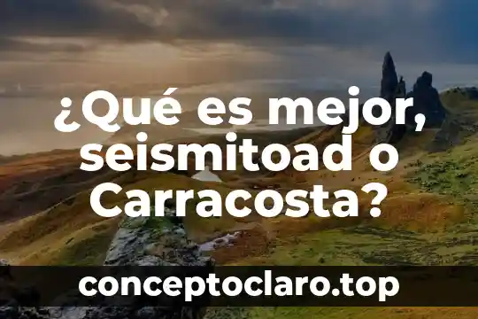 ¿Qué es mejor, seismitoad o Carracosta?