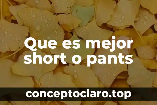 Que es mejor la grasa animal o vegetal 5 Que es mejor short o pants