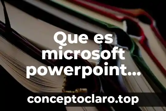 Que es word hard de microsoft 7 Que es microsoft powerpoint yahoo