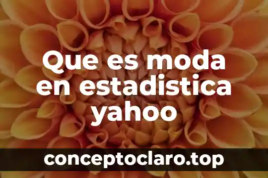 Que es ser intuitivo yahoo 7 Que es moda en estadistica yahoo