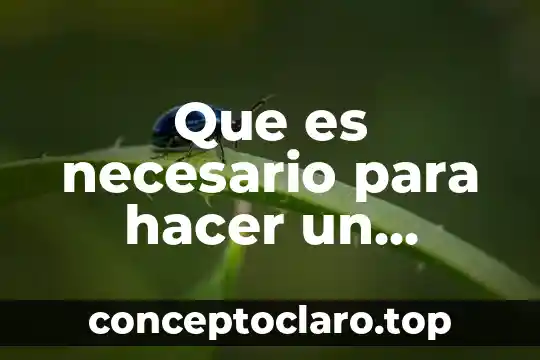 Que es necesario para hacer un estado financiero