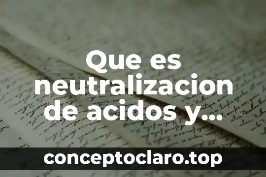 Qué es la emoción y tipos de emociones 7 Que es neutralizacion de acidos y bases