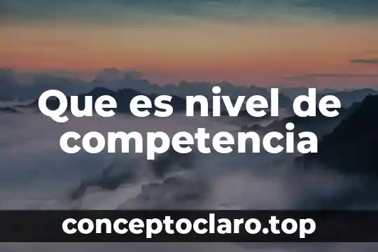 Mantiene el nivel de azúcar en la sangre que es 8 Que es nivel de competencia