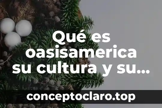 Que es una casa de cultura 4 Qu茅 es oasisamerica su cultura y su historia