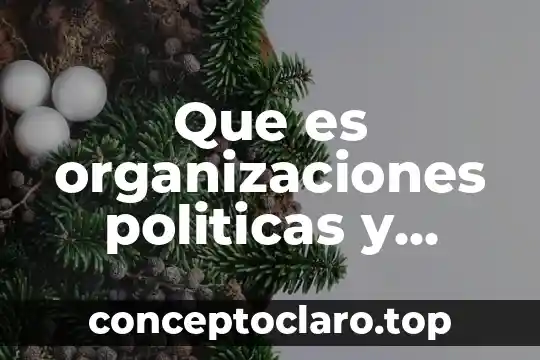 Que es el agua solable 7 Que es organizaciones politicas y sociales en mexico