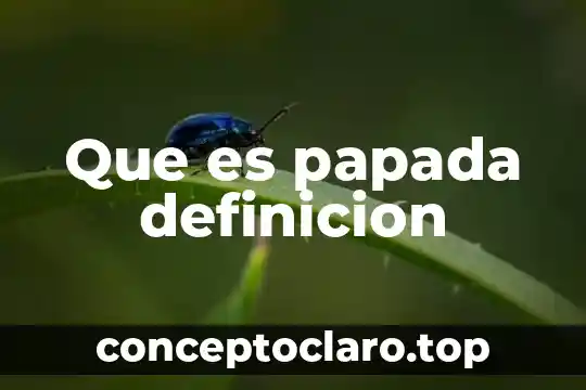Que es un bosque definicion 7 Que es papada definicion