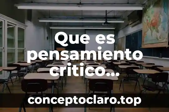 Qué es un manual características 4 Que es pensamiento critico caracteristicas