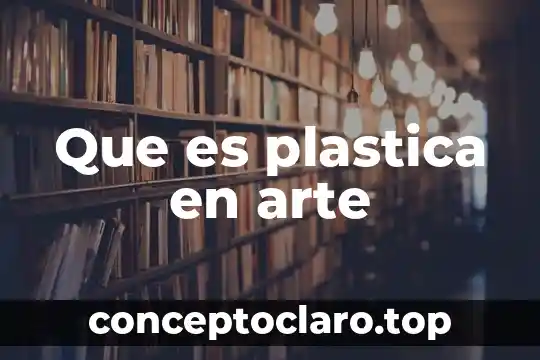 Que es plastica en arte