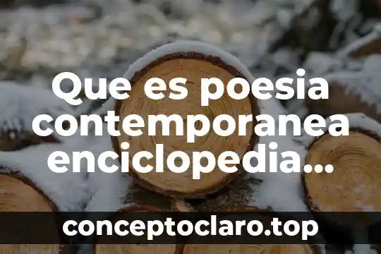 Libre de Yolanda que es biblioteca 5 Que es poesia contemporanea enciclopedia libre