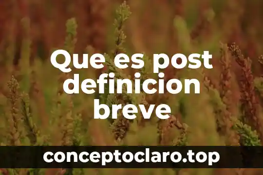 Que es el arte post internet 3 Que es post definicion breve