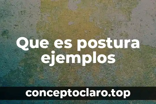 Que es la connotación con ejemplos 8 Que es postura ejemplos