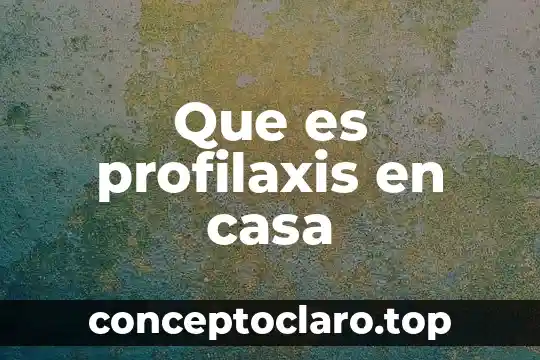 Que es el snit en arquitectura 7 Que es profilaxis en casa