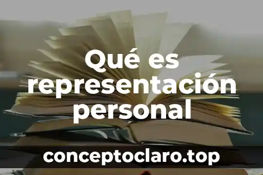Que es transferencia con ascenso de personal 5 Qué es representación personal