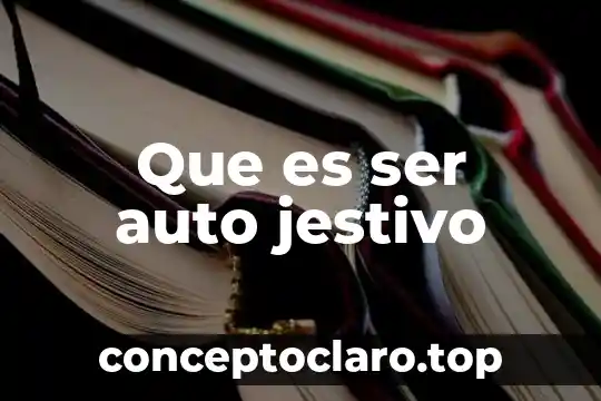 Que es ser indigente 3 Que es ser auto jestivo
