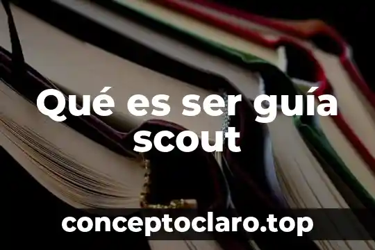 Que es ser un finder 8 Qué es ser guía scout