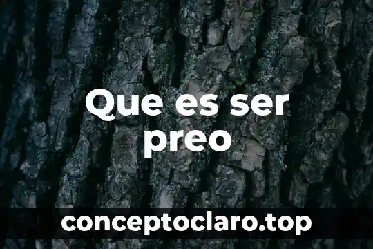 Que es un agente activador 6 Que es ser preo