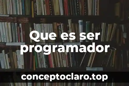 Que es significa ser anarquista 6 Que es ser programador