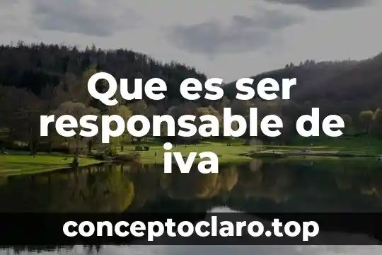 Que es ser orgulloso en una relación 6 Que es ser responsable de iva