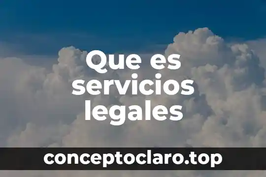 Que es trayecto formativo 7 Que es servicios legales