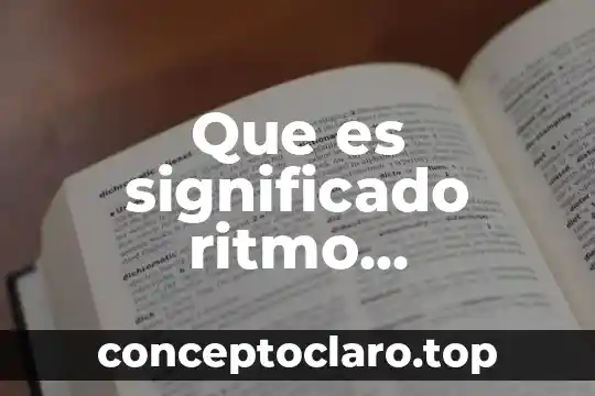 Robert Rigal que es el ritmo tiempo y espacio 8 Que es significado ritmo obstetricia