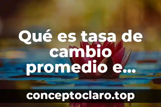 Que es derechosan petersburgo porque cambio el nombre 5 Qué es tasa de cambio promedio e instantánea