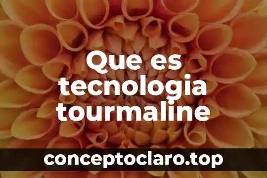 Que es ser malcriada 7 Que es tecnologia tourmaline