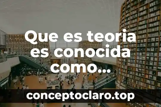 Que es teoria es conocida como investigacion operacional