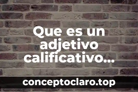 Qué es auxiliar did en inglés y español 7 Que es un adjetivo calificativo ejemplos en ingles